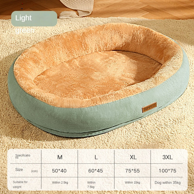 The Ultimate Comfort for Your Furry Friends: Removable And Washable Dog Warm Bed