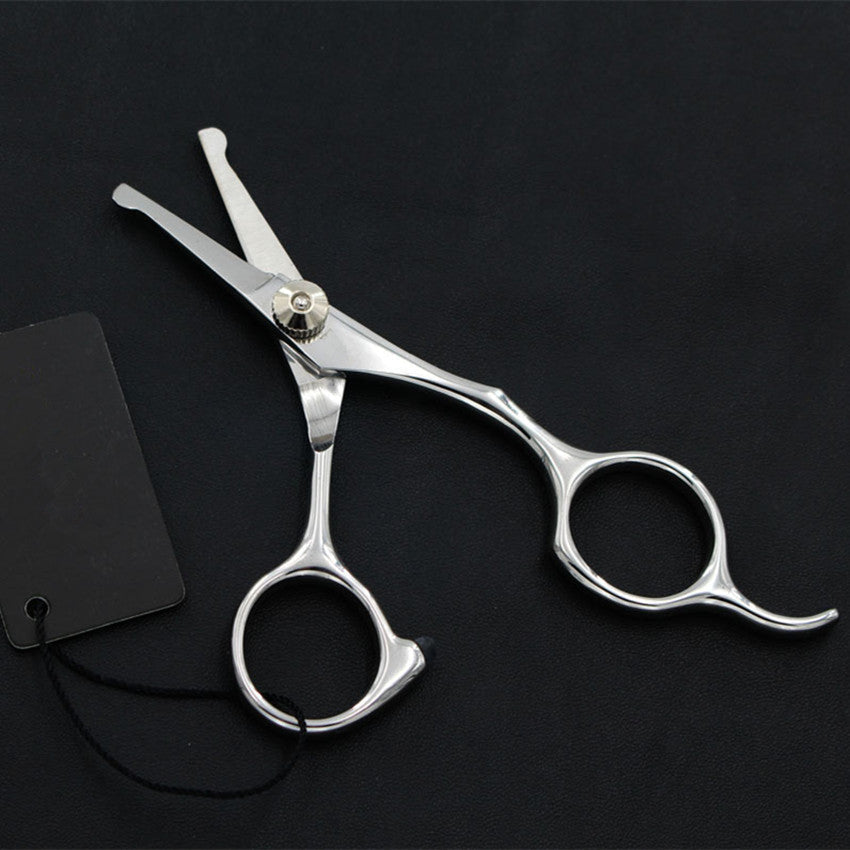 The Ultimate Tool for Pet Grooming: Round Head Pet Grooming Straight Scissors