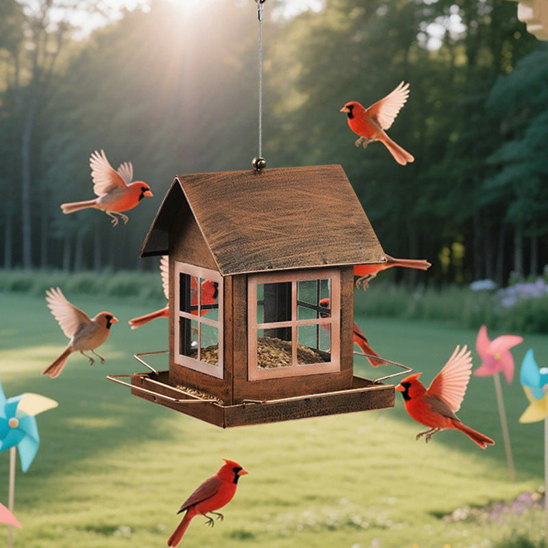 Transform Your Garden with the Feeder Outdoor Hanging Metal Bird