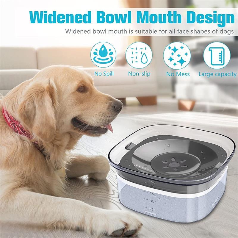 70oz Dog Water Bowl Large Capacity