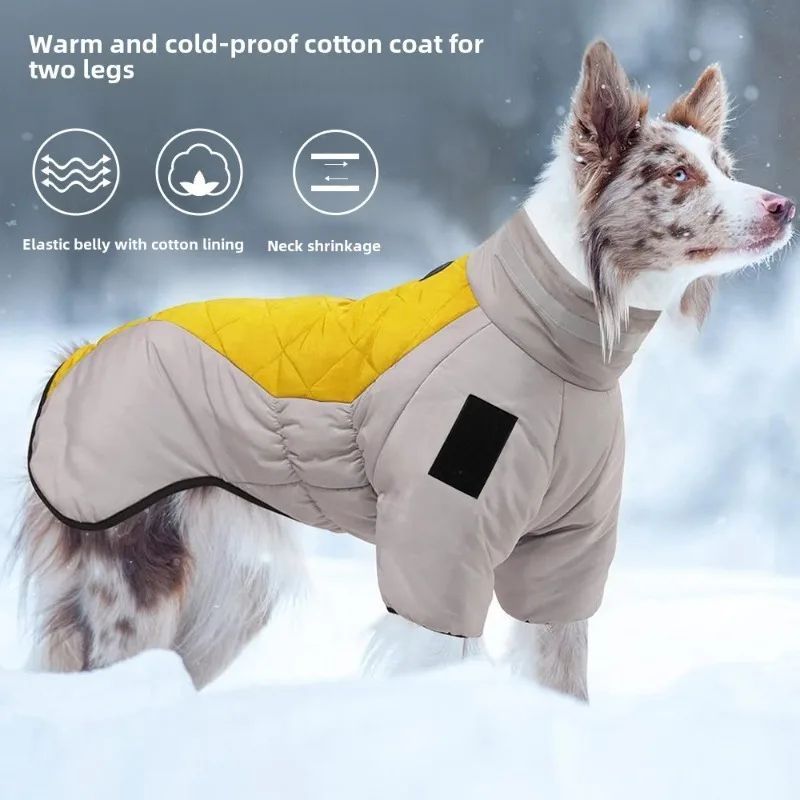 Waterproof Large Dog Jacket Warm Dog Clothes