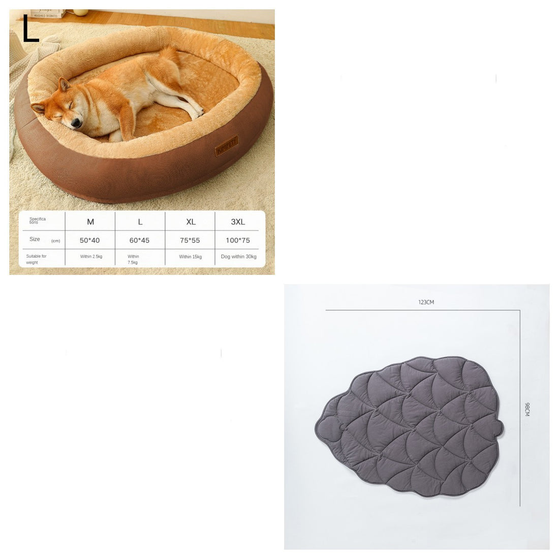Removable And Washable Dog Warm Bed