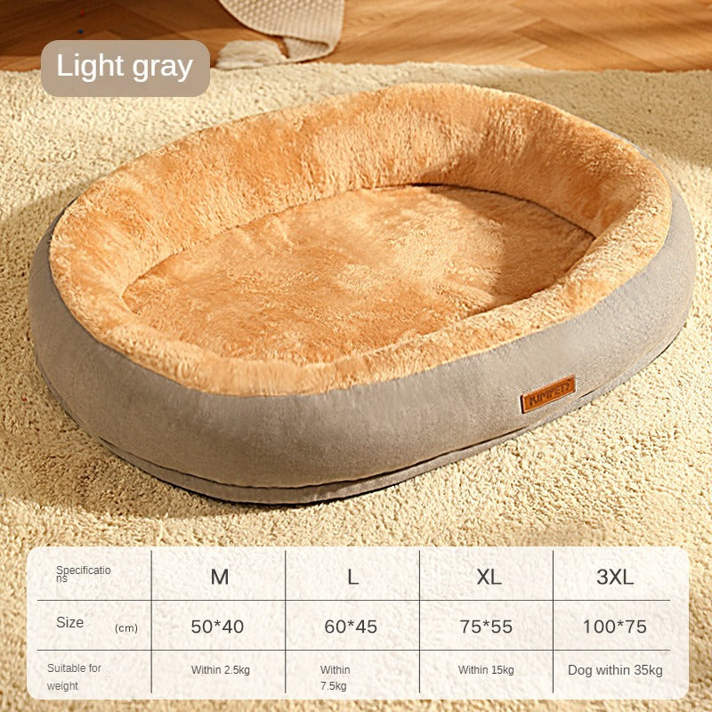 Removable And Washable Dog Warm Bed