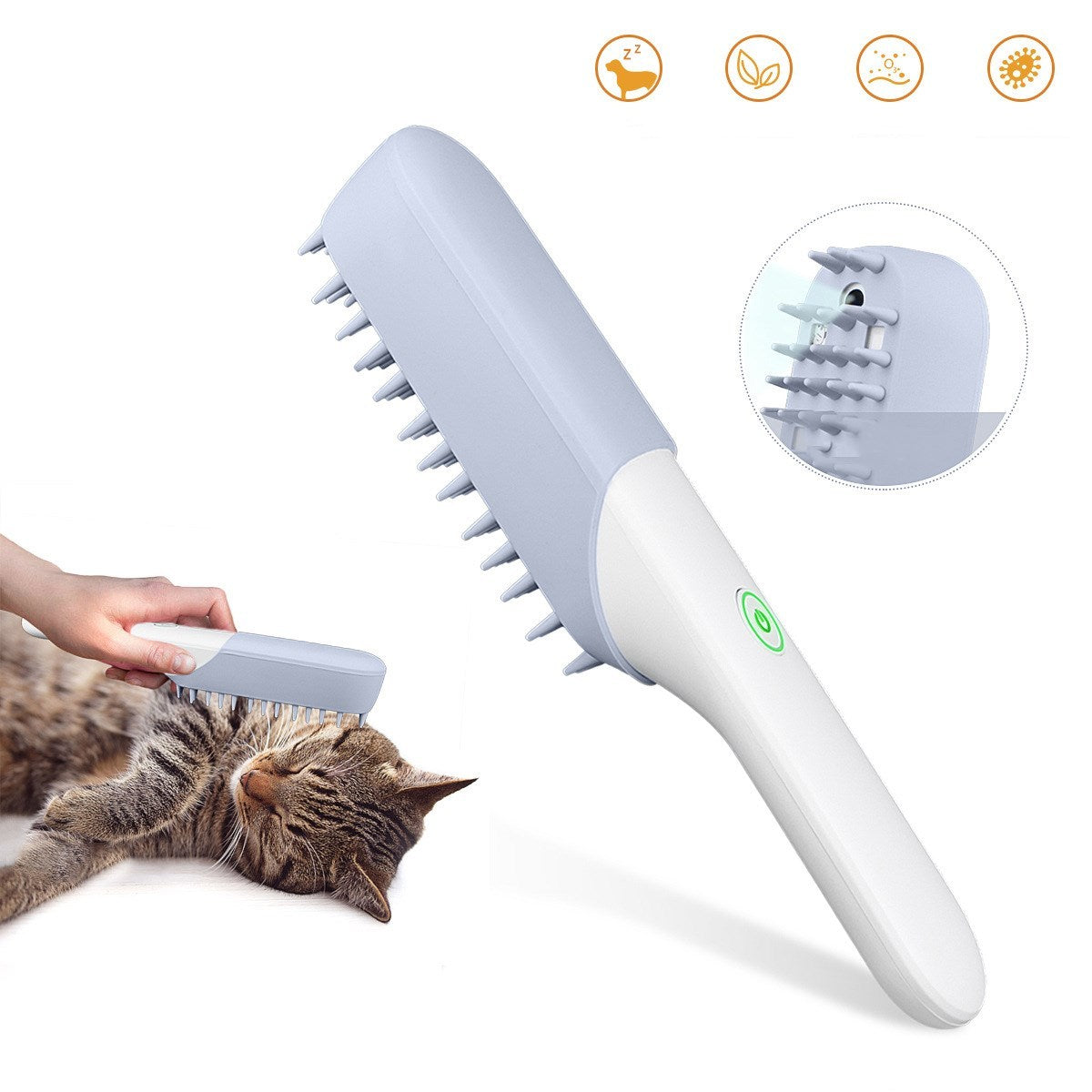 Pet Silicone Massage Fur Remove Brush