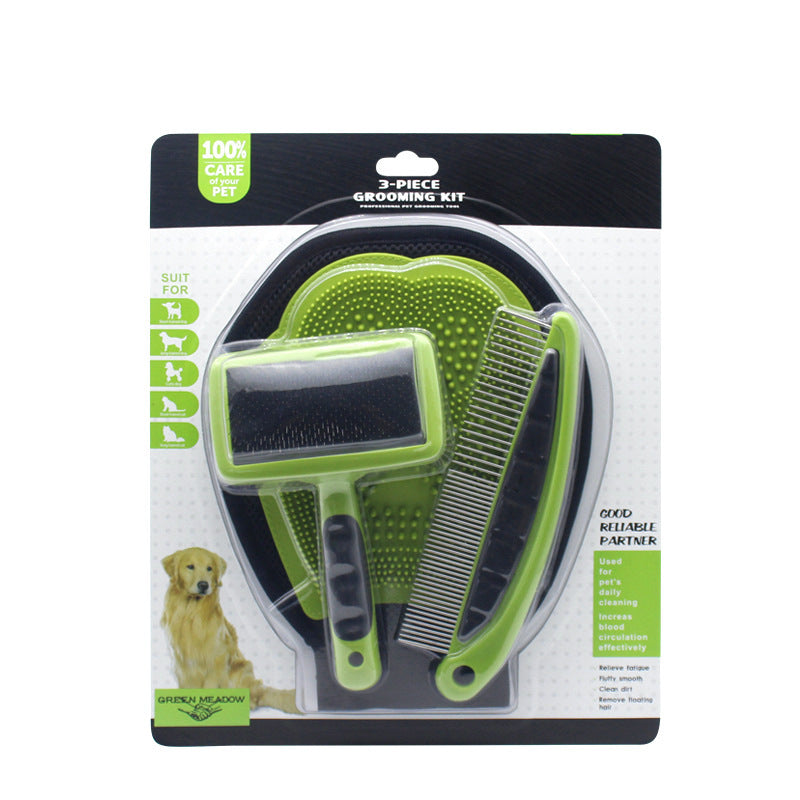 Pet Cleaning Set Pet Rake Comb To Remove