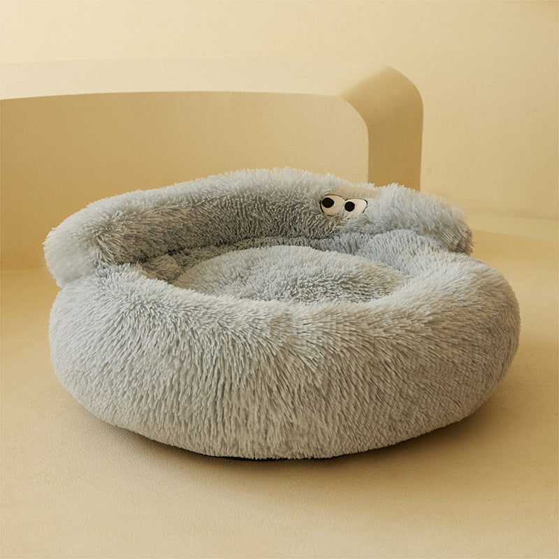 Pet Cat Nest For Winter, Warm Teddy Dog
