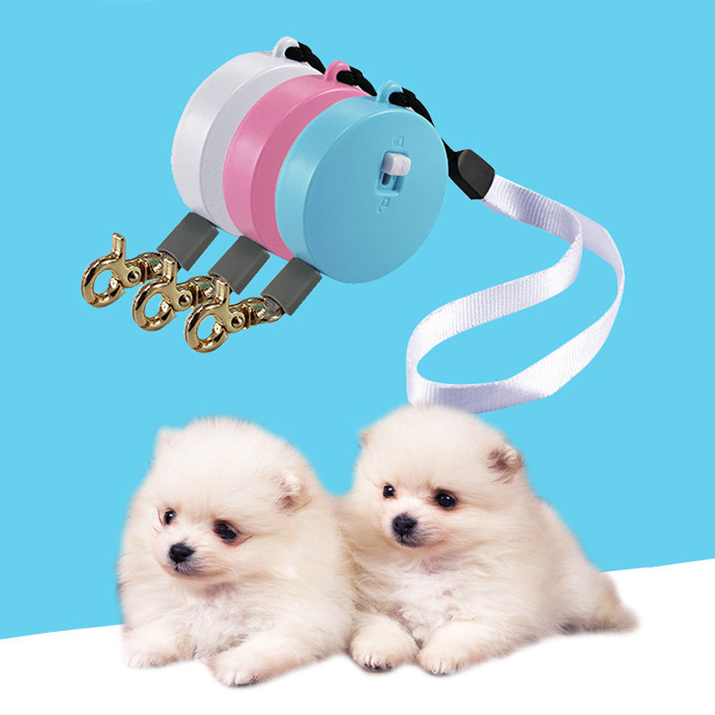 Mini Portable Dog Leash Automatic Flexible