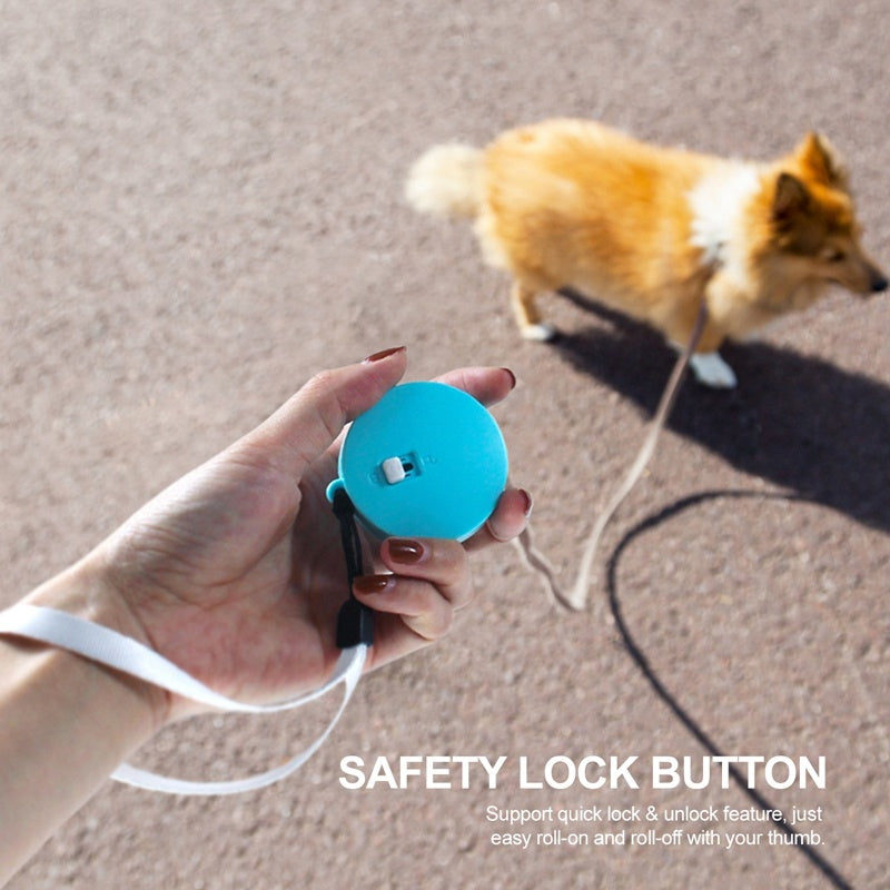 Mini Portable Dog Leash Automatic Flexible