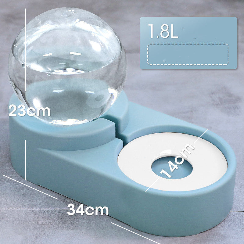 New Bubble Ball Pet Dog Bowls Fountain Cat