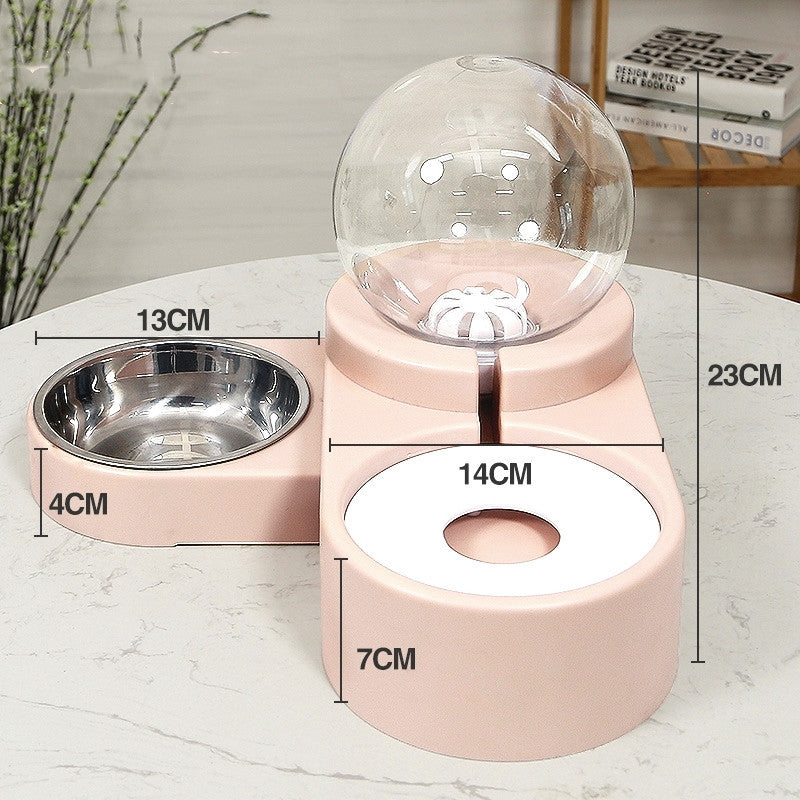 New Bubble Ball Pet Dog Bowls Fountain Cat