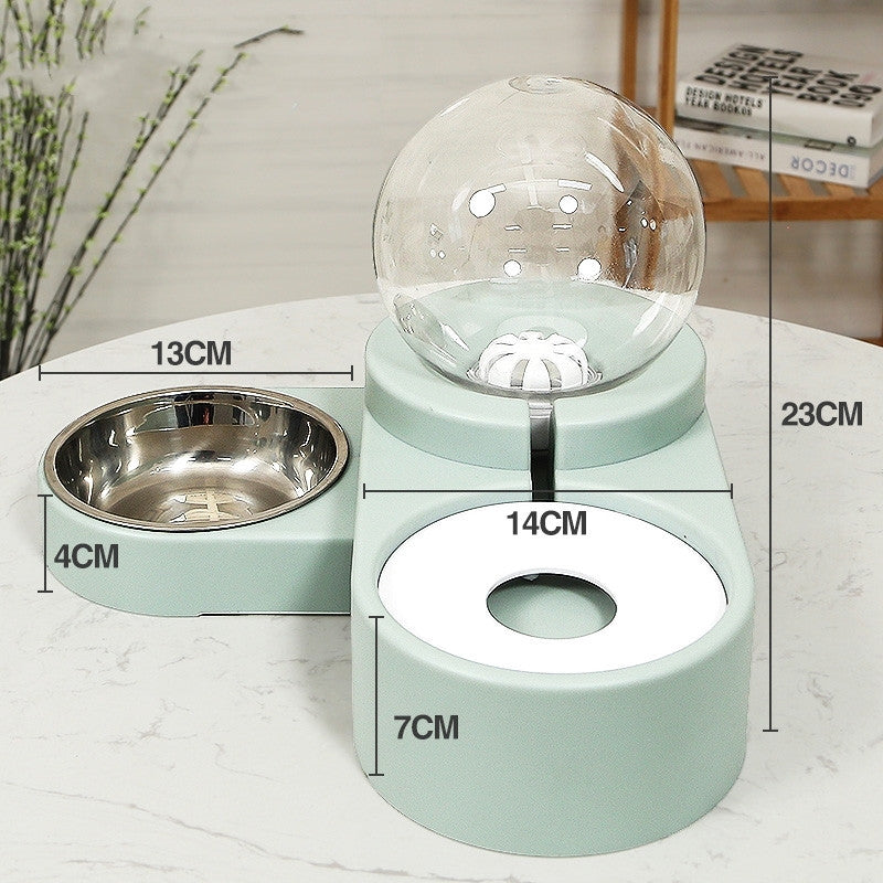 New Bubble Ball Pet Dog Bowls Fountain Cat