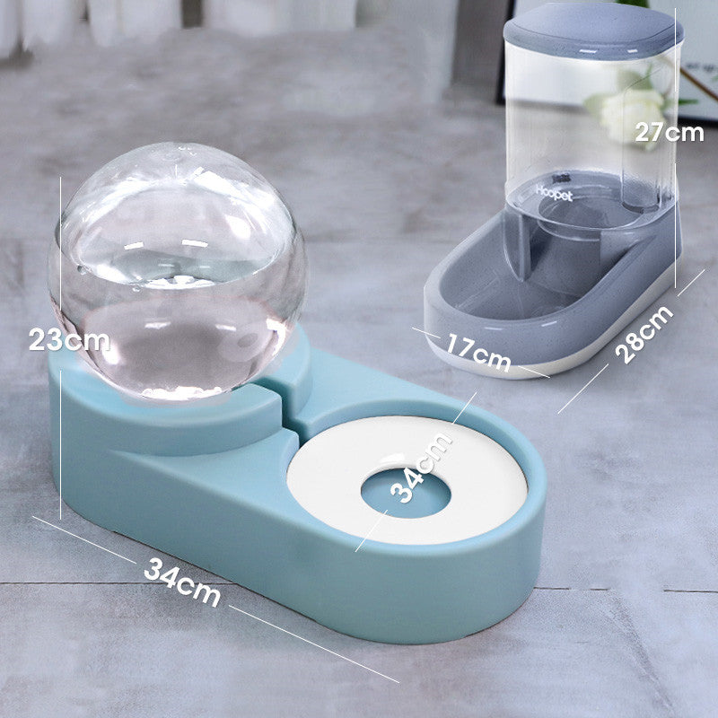New Bubble Ball Pet Dog Bowls Fountain Cat
