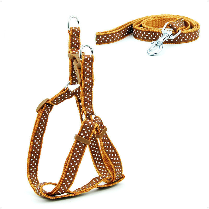 Factory Direct Spot Pet Leashes Polka
