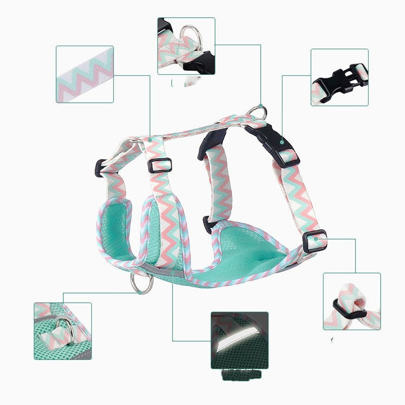 Dog Hand Holding Rope Vest Pet Harness