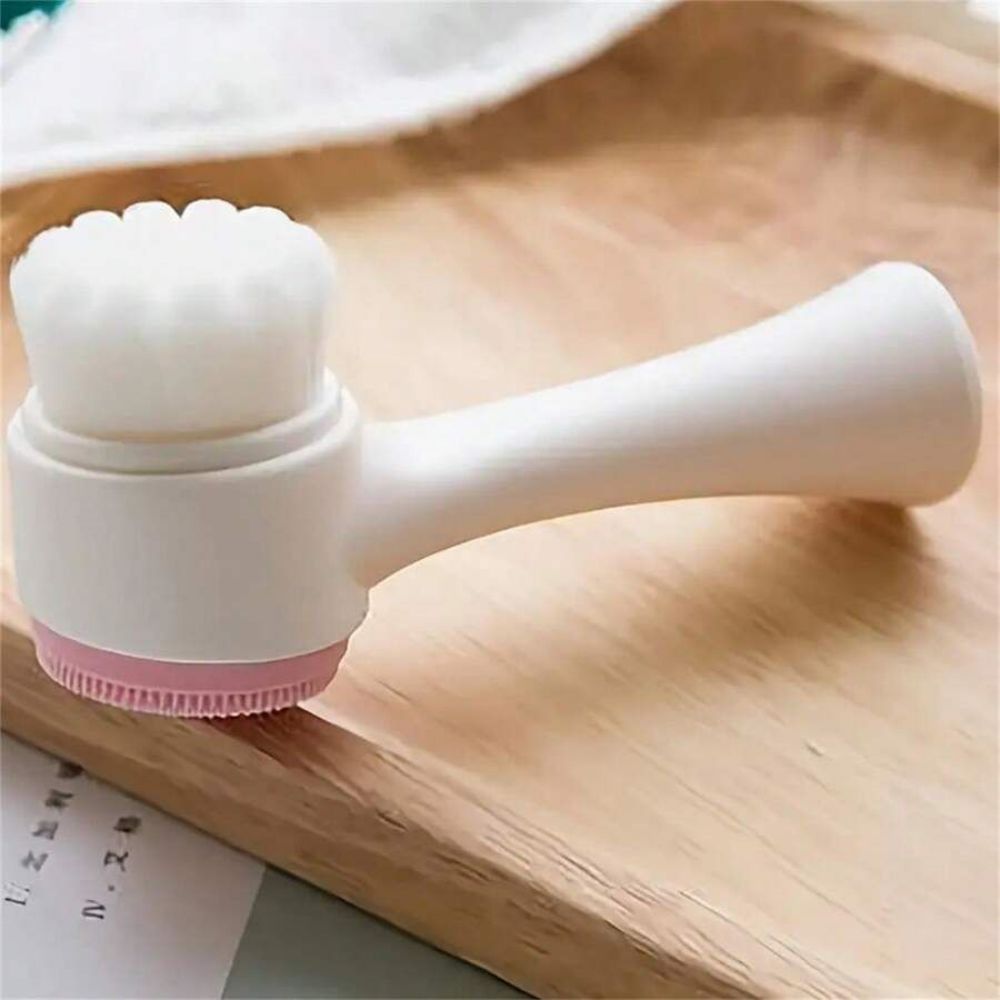 Easy Clean Nylon Pet Paw Brush Gentle