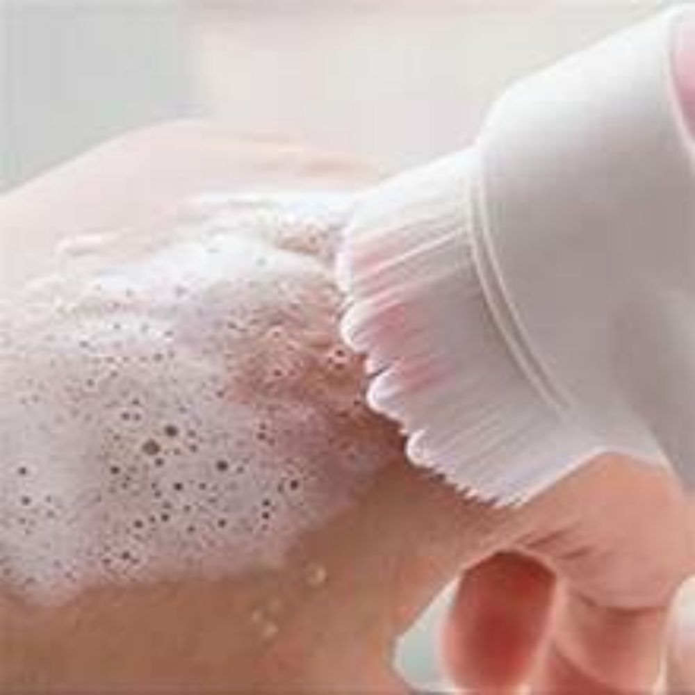 Easy Clean Nylon Pet Paw Brush Gentle