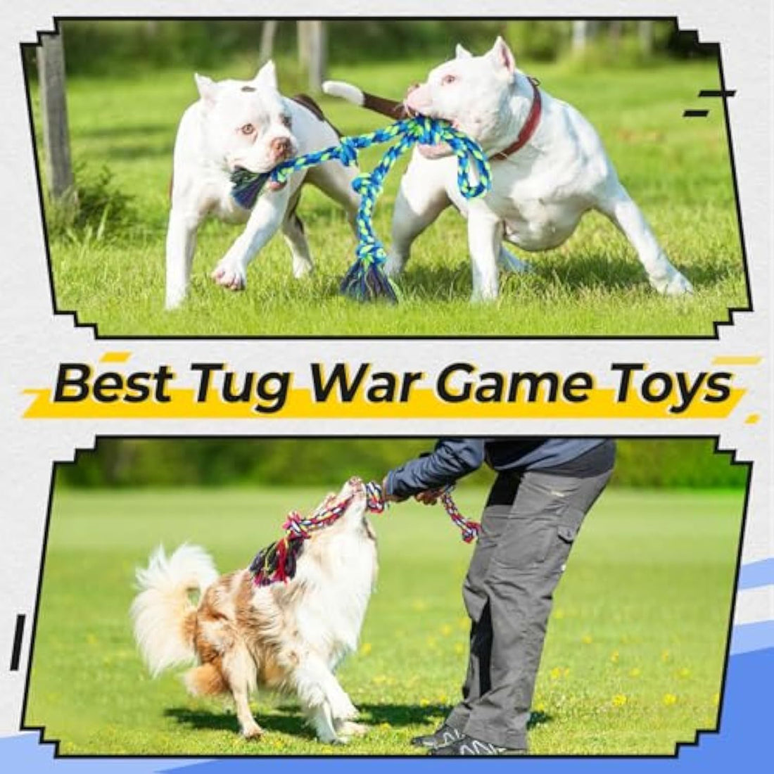 Heavy Duty Dog Rope Toy For Aggressive Chewers