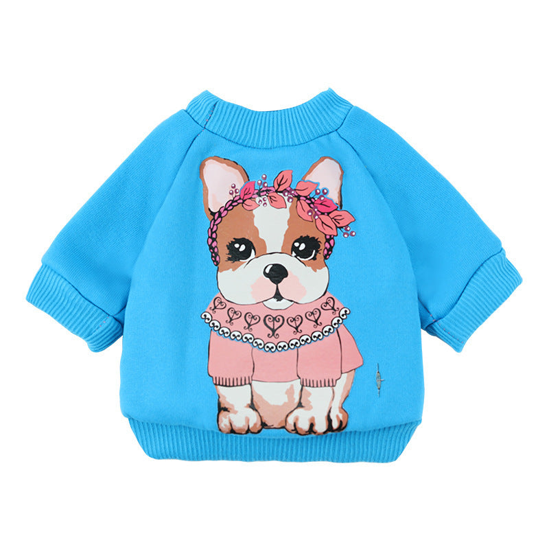 Dog Leisure Sweater Pet Multi-pattern