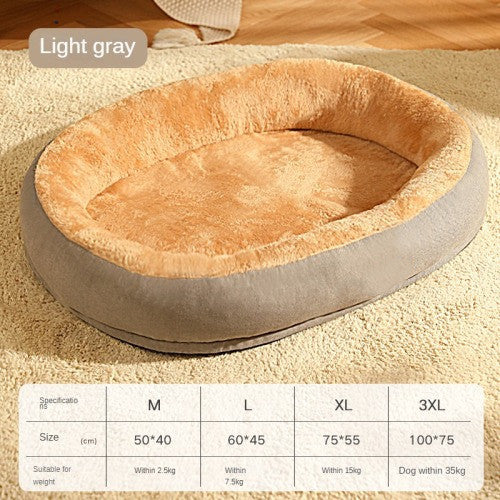 Removable And Washable Dog Warm Bed
