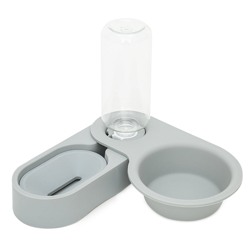 Two Pet Bowls Of Automatic Drinking Water