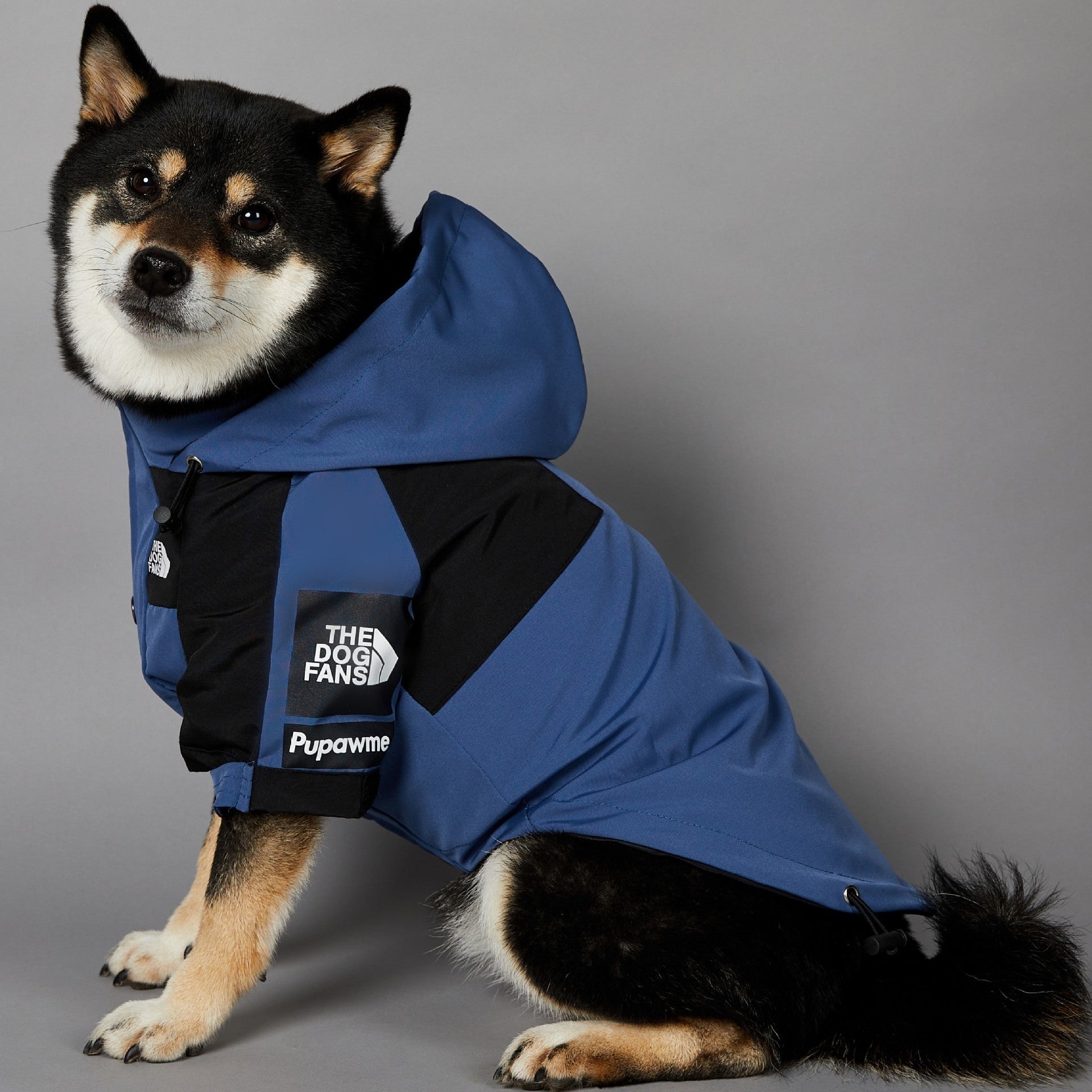 Windproof And Rainproof Large Dog Raincoat