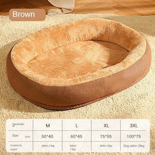 Removable And Washable Dog Warm Bed