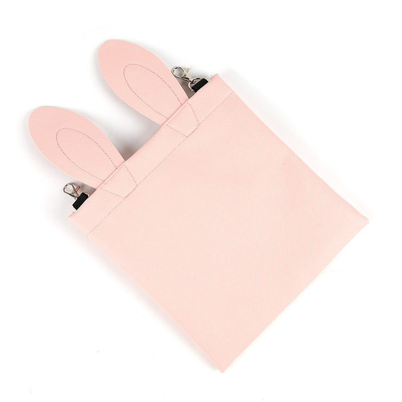 Cute Straw Bag Rabbit Totoro Hamster Feeder