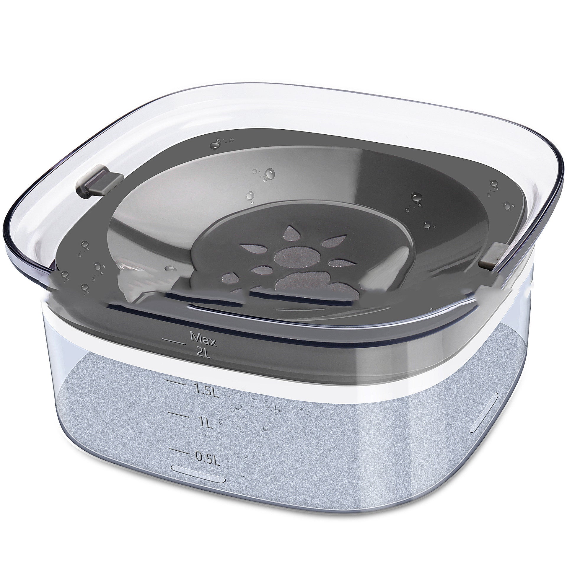 70oz Dog Water Bowl Large Capacity