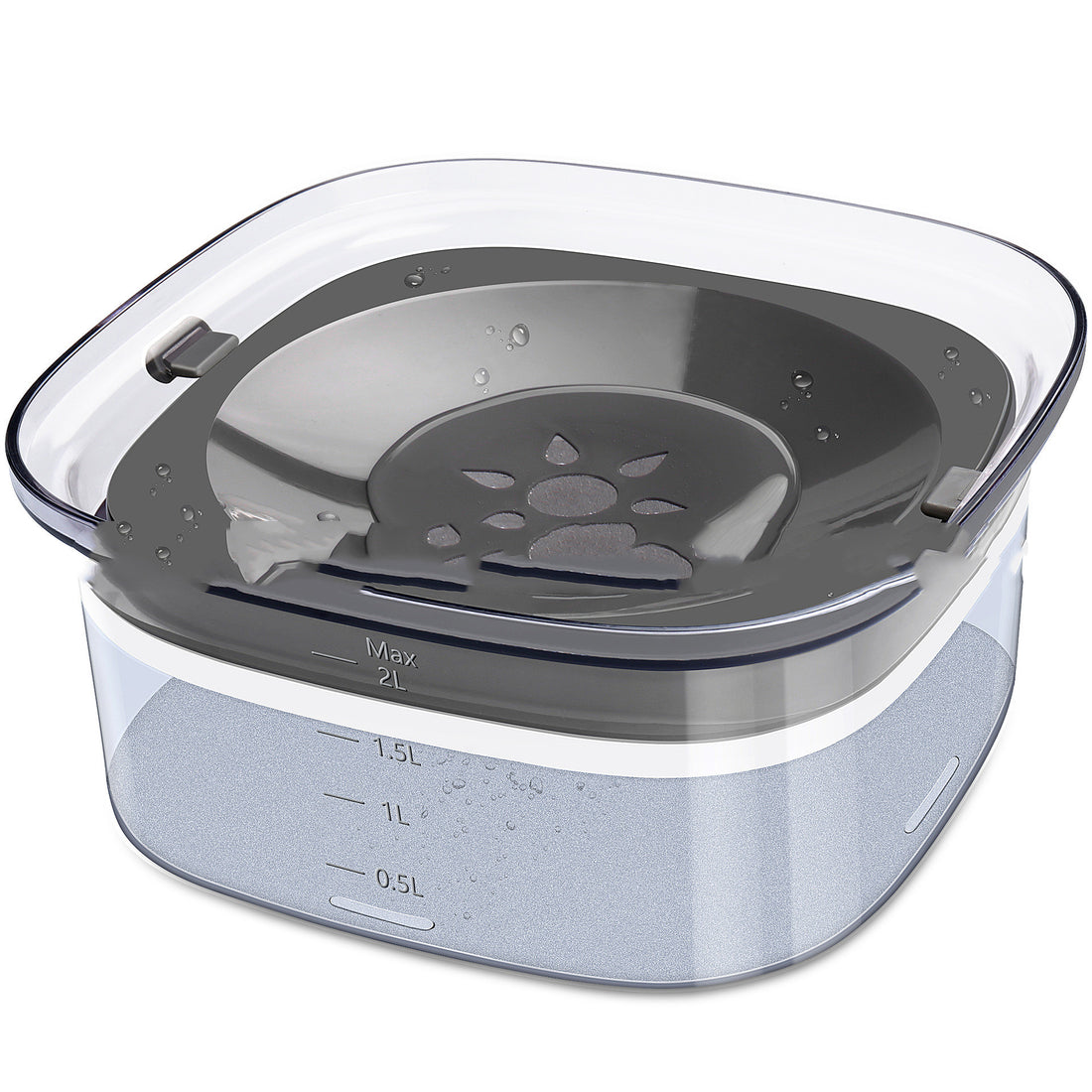 70oz Dog Water Bowl Large Capacity