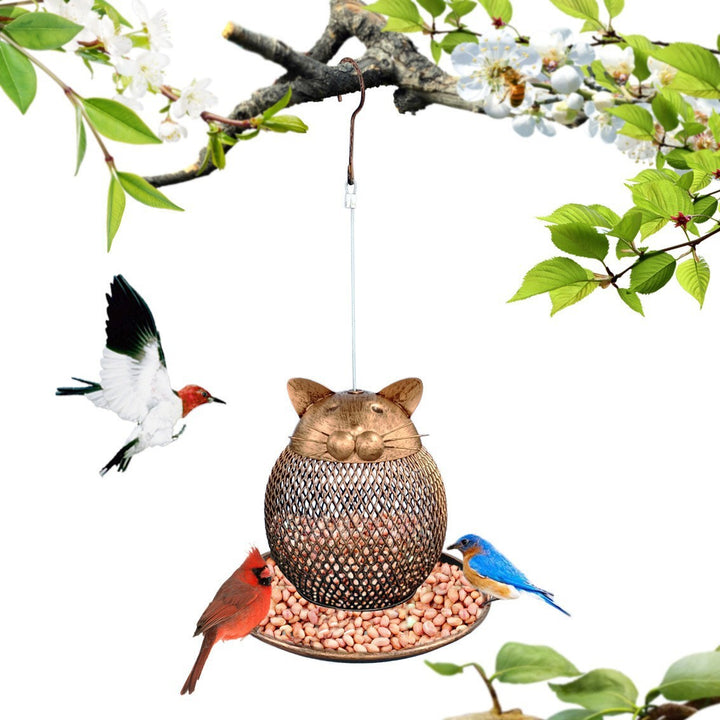 Cat Shaped Bird Feeder Cat Shaped Vintage