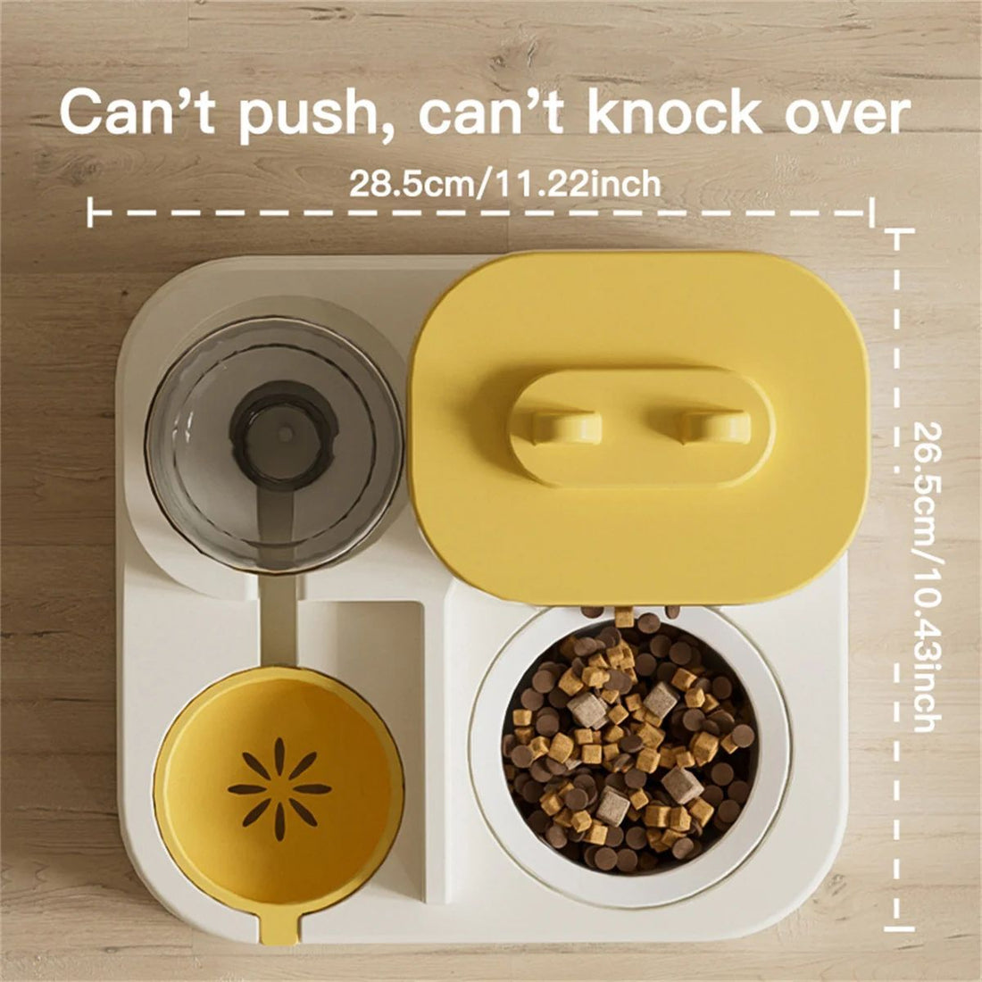 Pet Cartoon Feeding And Watering Dispenser