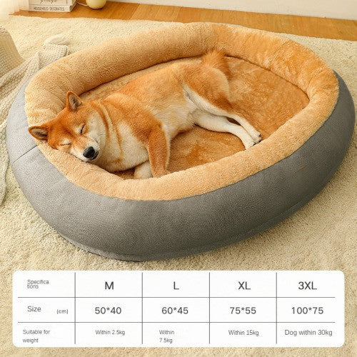 Removable And Washable Dog Warm Bed