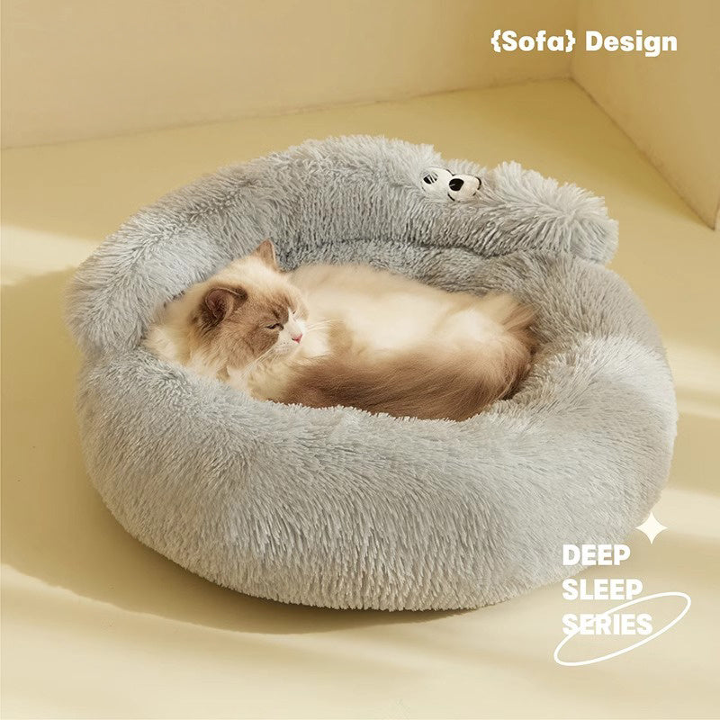 Pet Cat Nest For Winter, Warm Teddy Dog