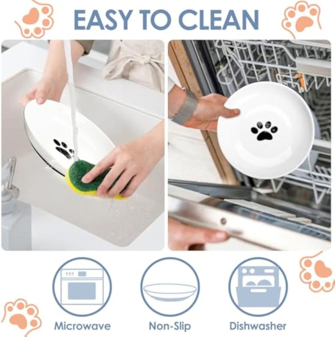 Ceramic Cat Food Bowls Whisker Cat Bowls