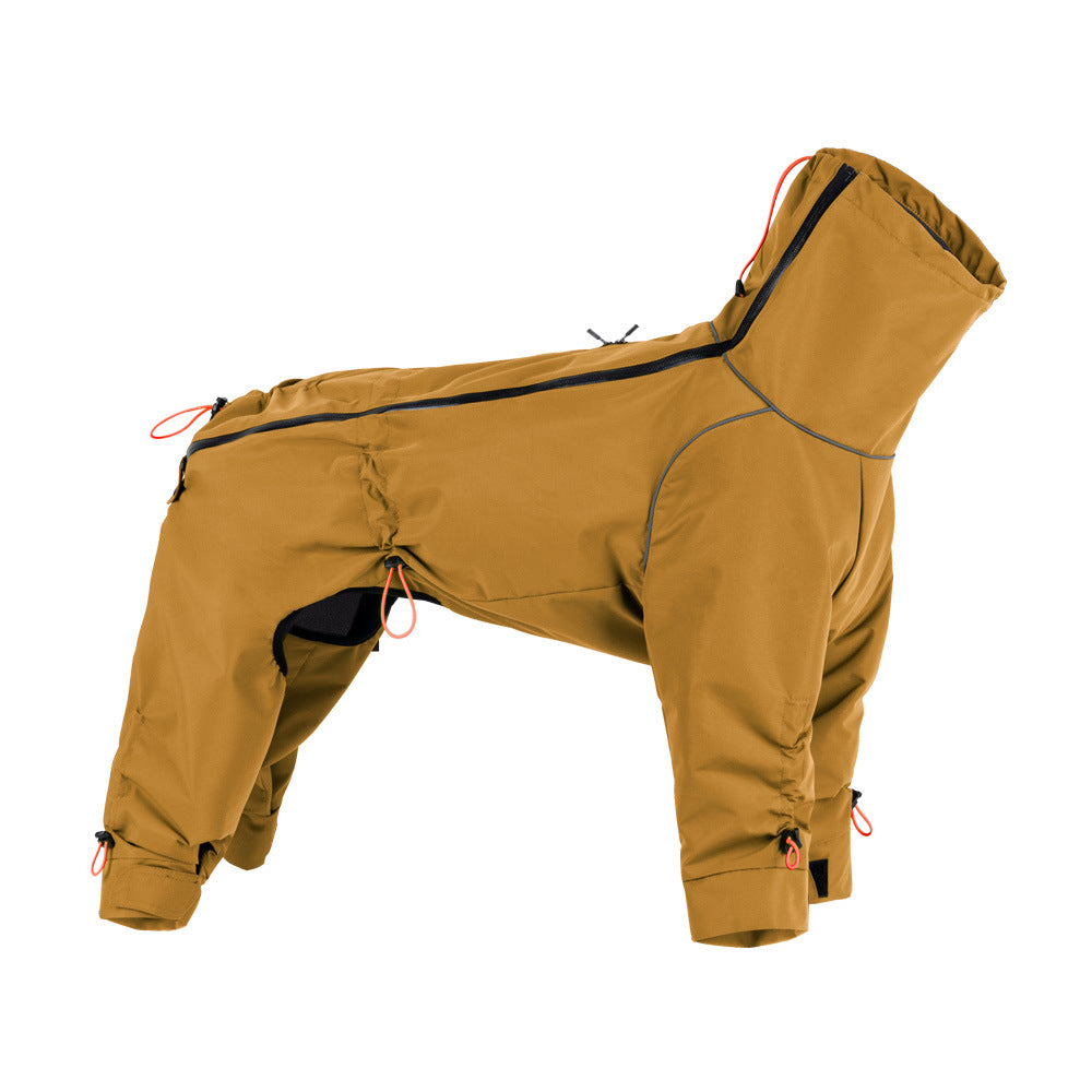 Large Dog Four-leg Shell Jacket Windproof