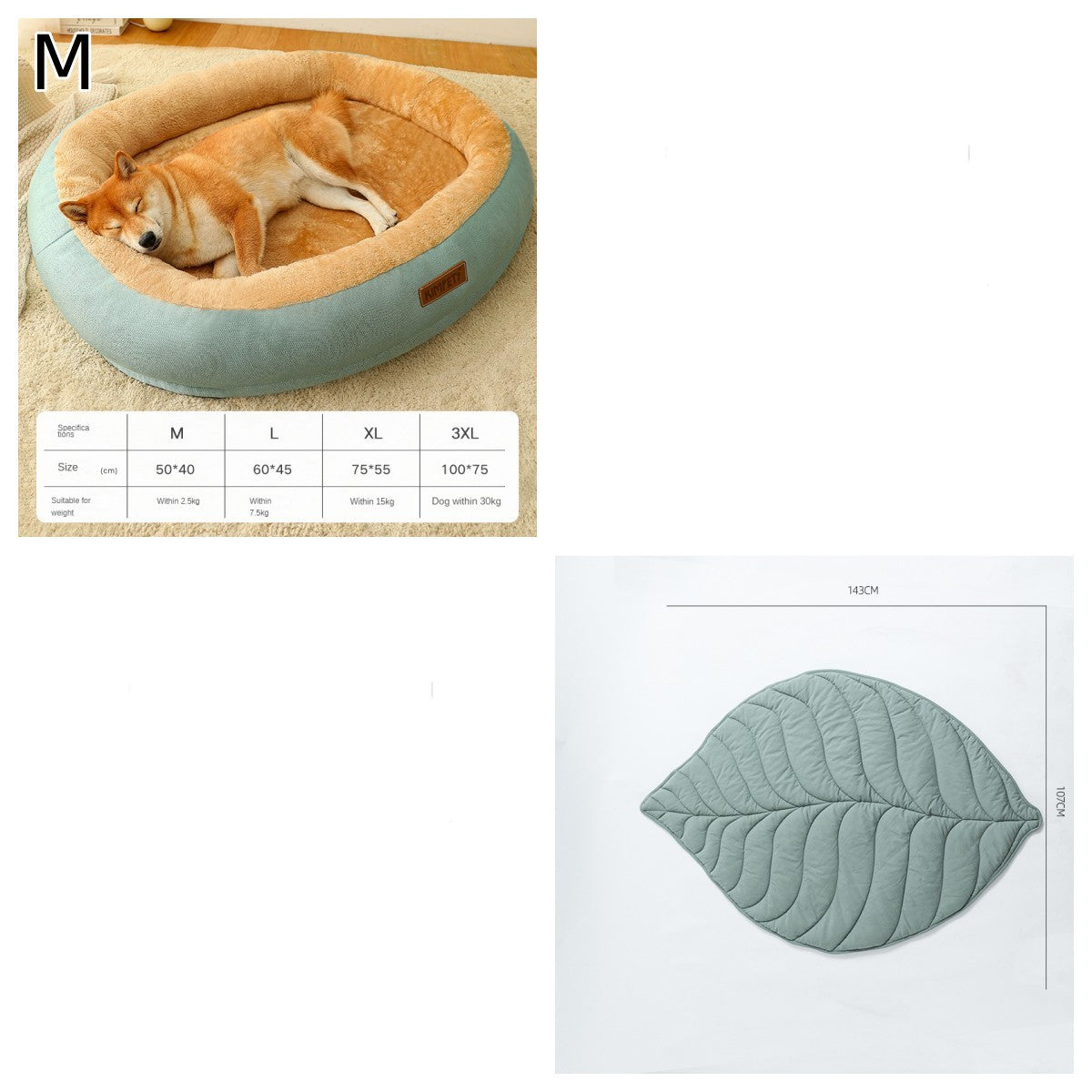 Removable And Washable Dog Warm Bed