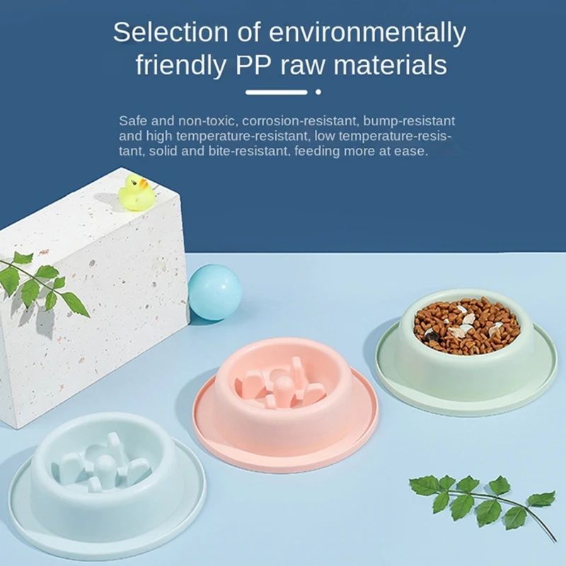 Pet Slow Eating Feeder Bowls