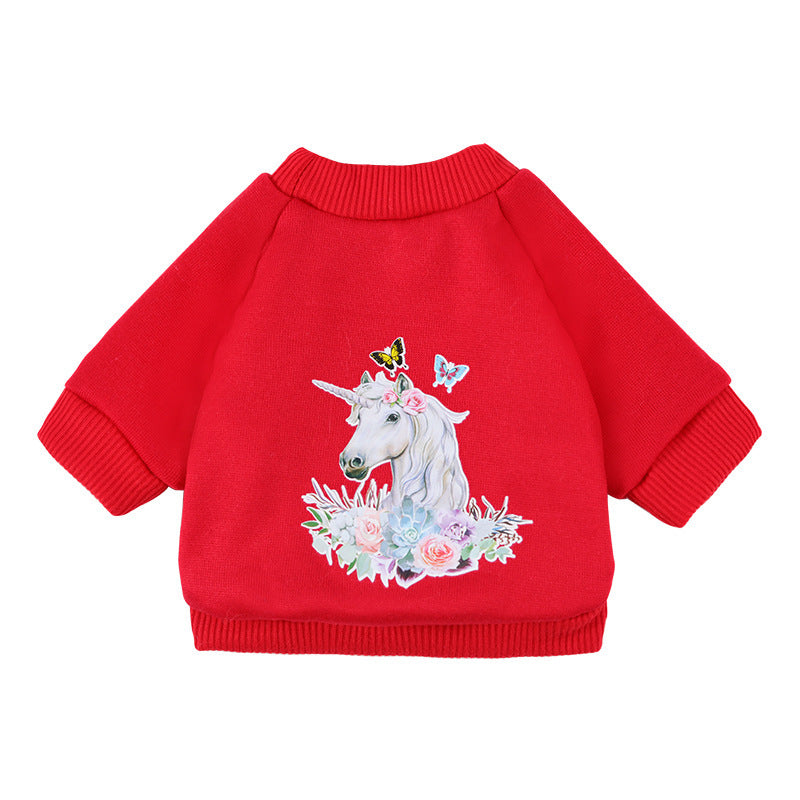 Dog Leisure Sweater Pet Multi-pattern