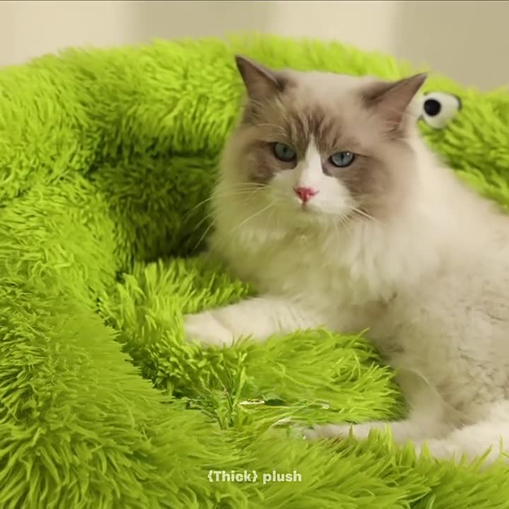 Pet Cat Nest For Winter, Warm Teddy Dog