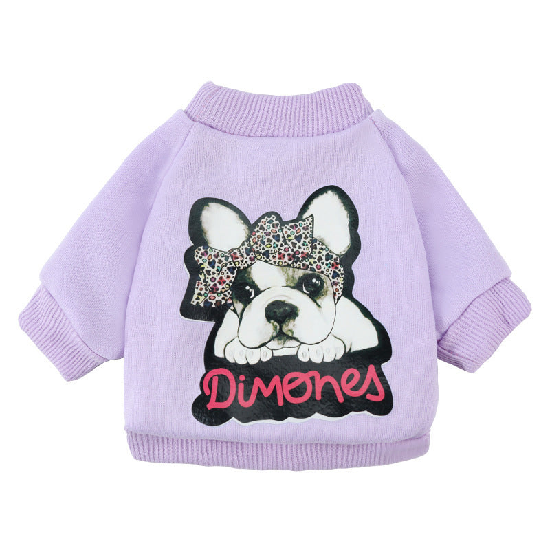 Dog Leisure Sweater Pet Multi-pattern