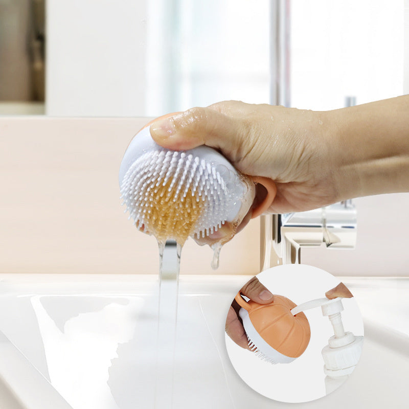 Dog Scrubber For Bath Silicone Comb Massage